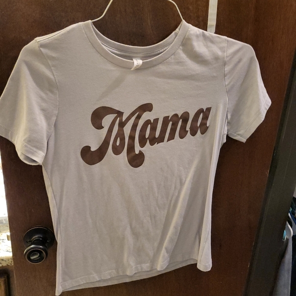 Bella canvas Mom & daughter matching shirt & onsie, mom sizeS/M babe size12/18M - Picture 2 of 3